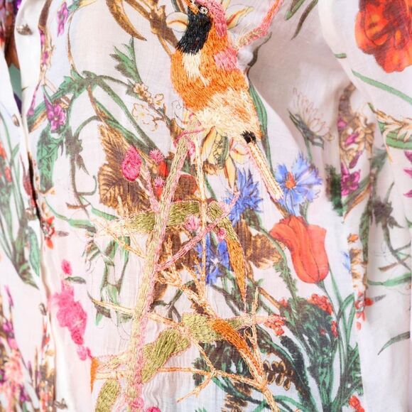 Aratta Lilia Embroidered Button Down Shirt - Picture 6 of 9